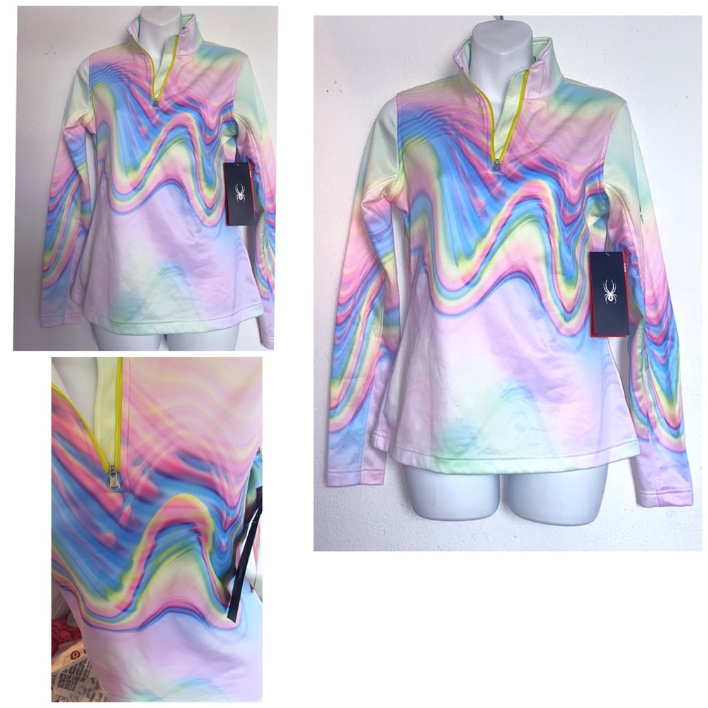 Spyder pastels color winter top